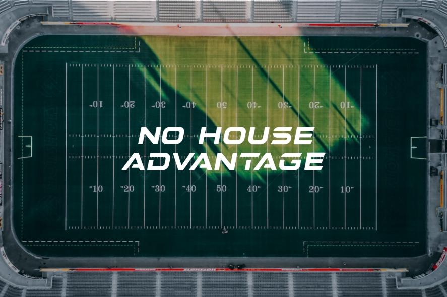 Lineout case study showing SEM, SMM, CRO, and ASO results for NO HOUSE ADVANTAGE.