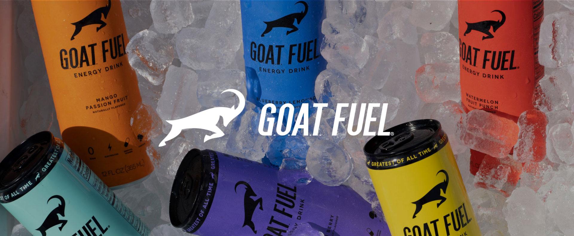 Lineout case study showing SEM, SMM, CRO, and analytics results for G.O.A.T. Fuel.