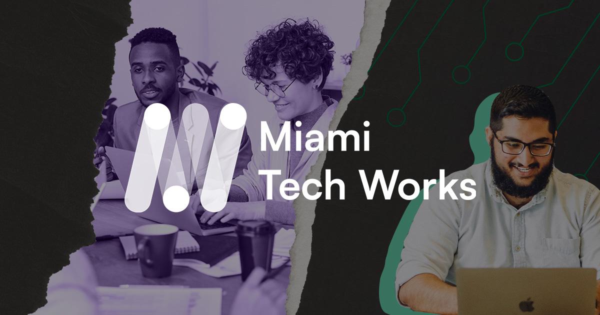 Miami Tech Works announces online hub for employers and job seekers, designed by Lineout. 