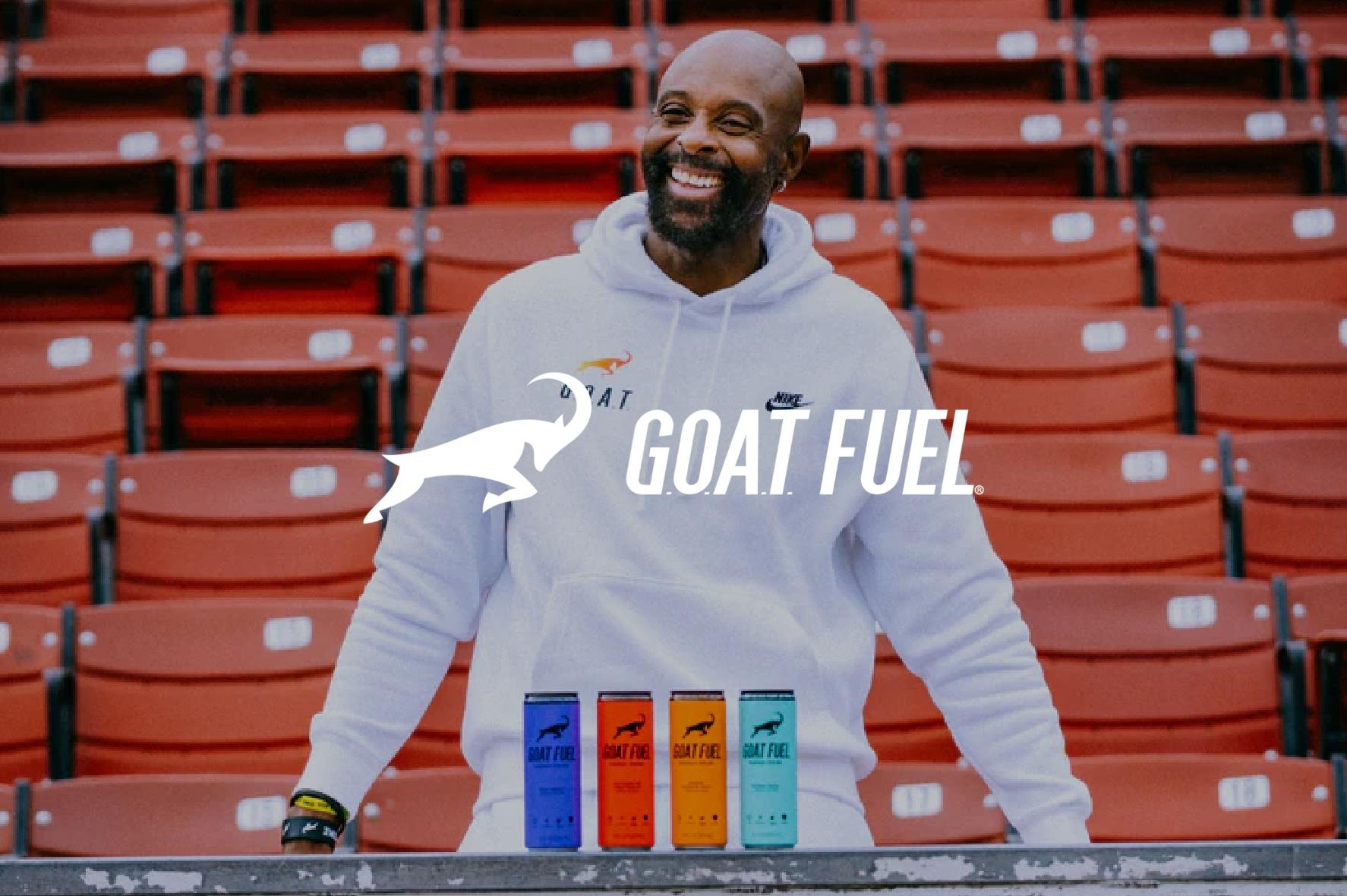 Lineout case study showing SEM, SMM, CRO, and analytics results for G.O.A.T. Fuel.
